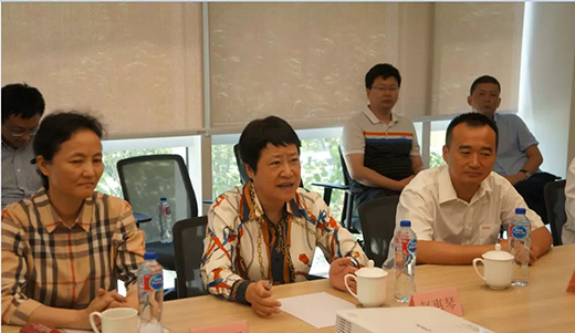 上海市青浦戋戋委书记赵惠琴带队莅临欧博abg官网调研